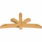 Ekena Millwork Davenport Rough Sawn Timber Gable Bracket, Western Red Cedar, 84"W x 42"H x 6"D x 6"F, 12/12 Pitch GBW084X42X0606DAV00RWR - alternate 2